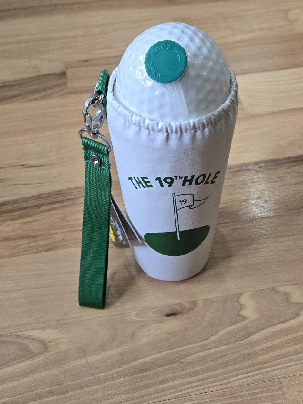 Vintage The Sipper Pop & Sip Travel Water Bottle 23oz The 19th Hole Golfer